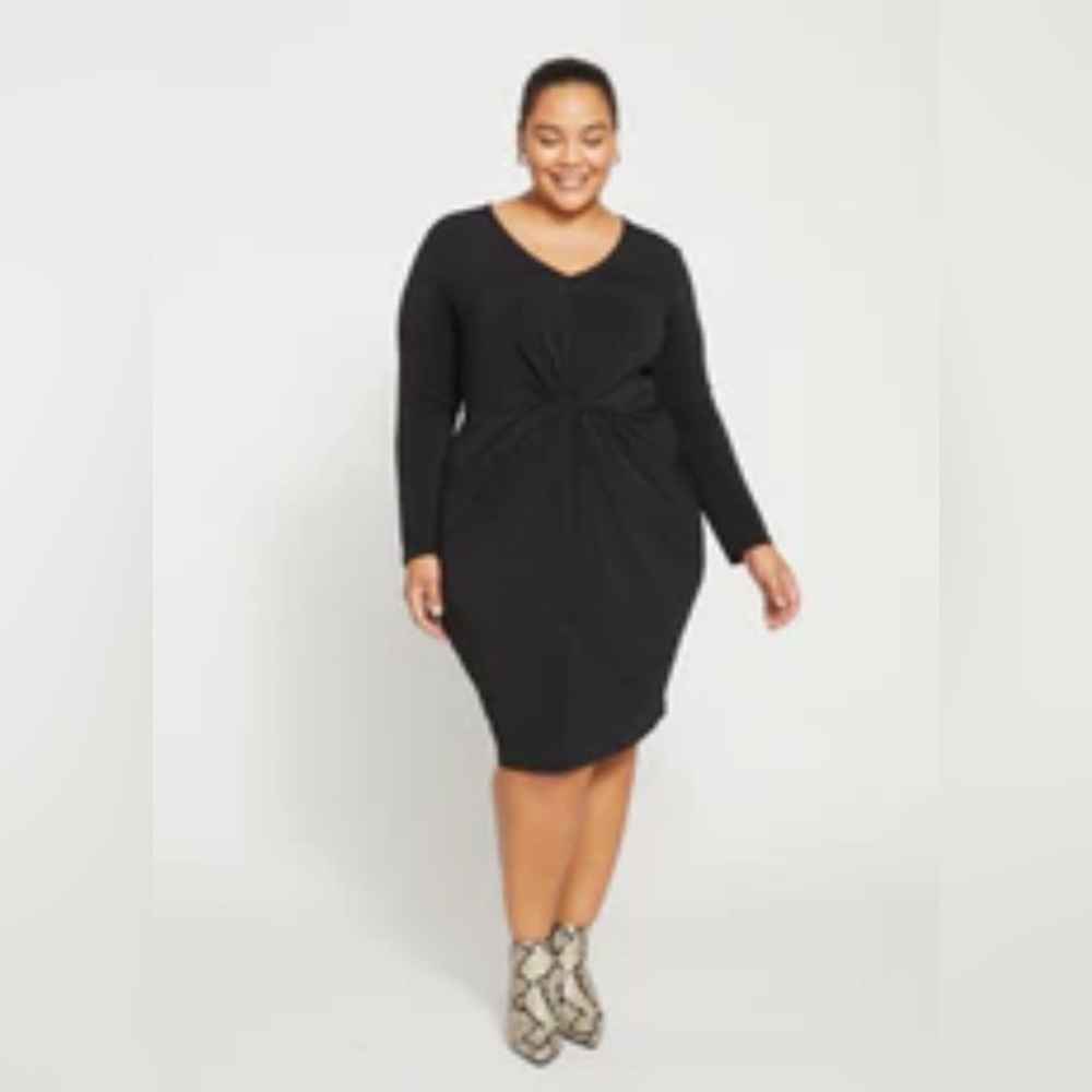 Twist dress - Universal Standard - Black - XL 26/28